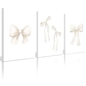 ALAYRA Bow Canvas Wall Art - 12x16 Framed 01