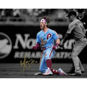 ALAYRA Bryce Harper Celebration Signed Photo Autograph Print Wall Art Home Decor 01