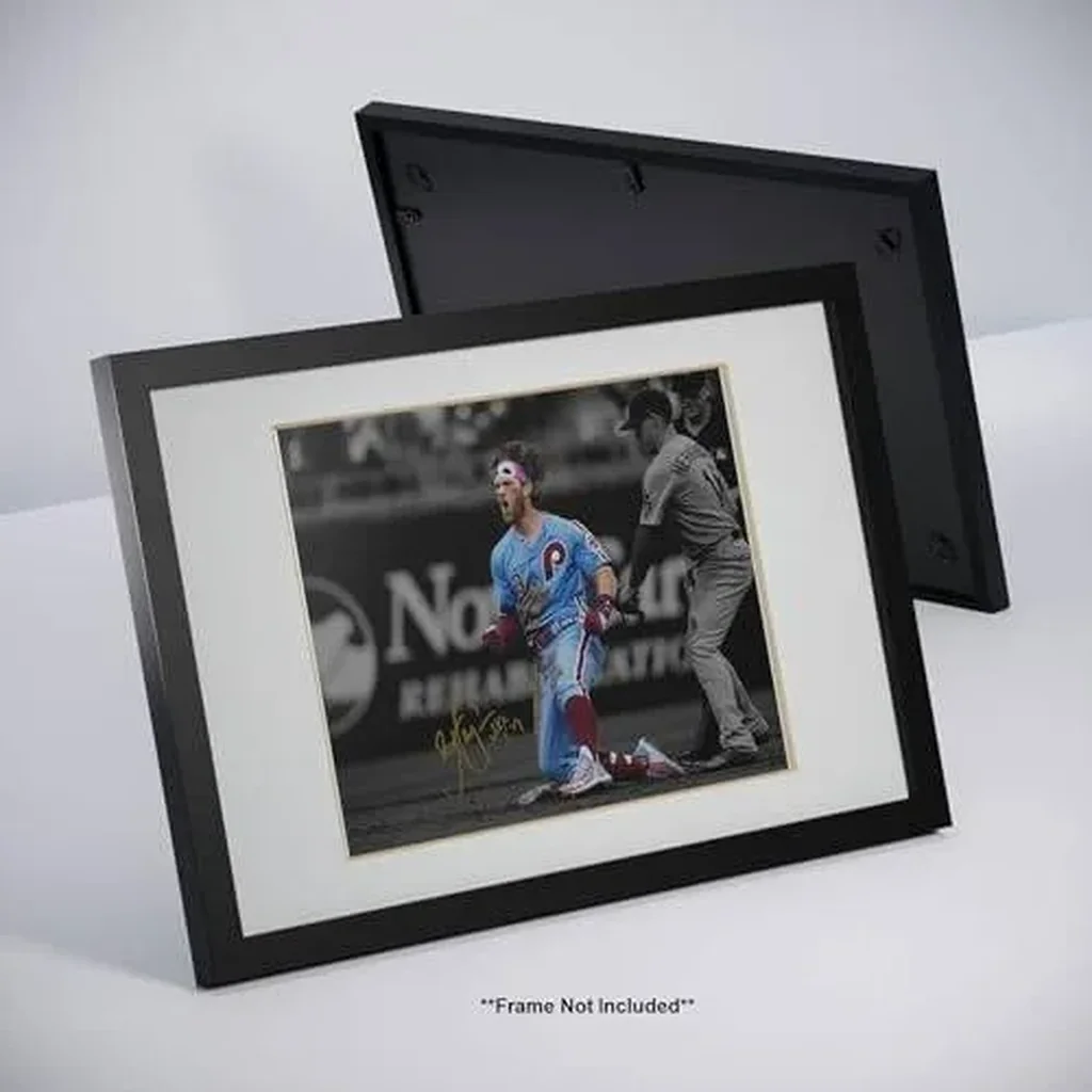 ALAYRA Bryce Harper Celebration Signed Photo Autograph Print Wall Art Home Decor 01 - Image 3