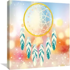 ALAYRA Canvas Art Print - Abstract Boho Wall Decor for Farmhouse Living Room - Framed and Stretched Aesthetic Poster - Premium Quality Canvas Wall Hanging for Home Decoration (Poster 2) 01