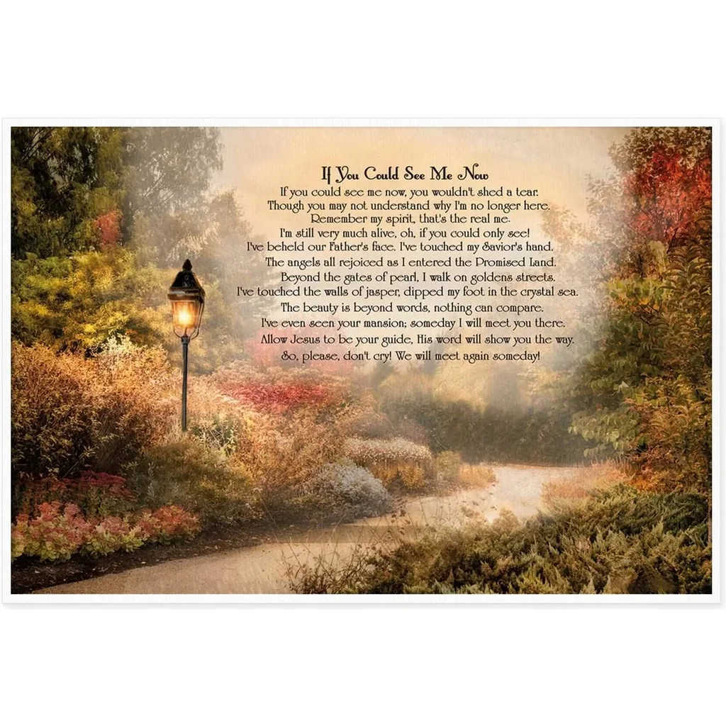 ALAYRA Canvas Prints Wall Art For Home and Office Wall Decoration If You Could See Me Now Landscape Quote Canvas Artwork Print Painting Picture Modern Abstract Unframe Wall Art 16x24inch(40x60cm) 01