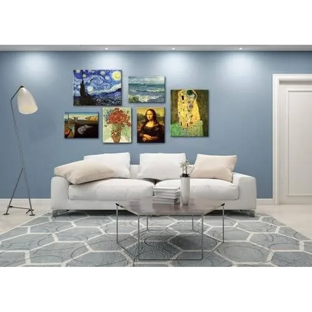 ALAYRA Canvas Prints Wall Art The Kiss Painting by Gustav Klimt, Famous Artwork Poster for Living Room, Bedroom Office Home Decoration 24"x36" 01 - Image 4