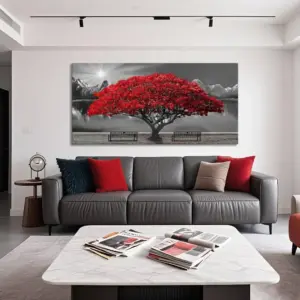 ALAYRA Canvas Wall Art for Bedroom Bathroom Black and White 20x40 Multi 01