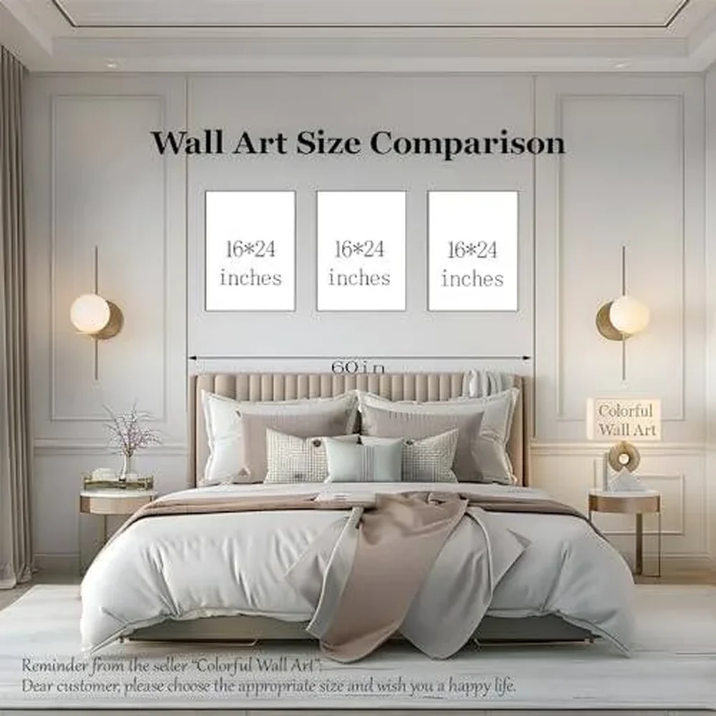 ALAYRA Canvas Wall Art Prints 3Pcs Pink Beige Picasso Matisse Modern Minimalist Abstract Wall Decor Paintings Flower Market Poster Picture for Bedroom Living Room Office Gallery 16"x24"x3 Unframed 01 - Image 3