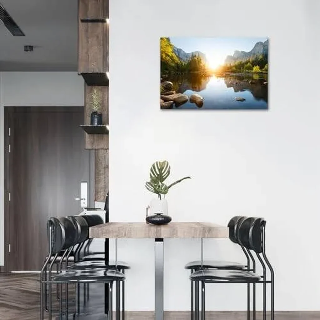 ALAYRA Canvas Wall Art Utah National Parks Yosemite Canvas Print Landscape Painting Artwork Framed Home Decor Nature Poster for Bedroom Ready to Hang(24x36 inch) 01 - Image 3