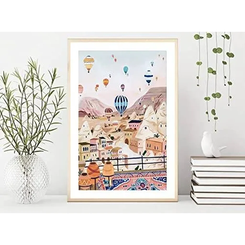 ALAYRA Cappadocia, Turkey Art, Hot Air Balloon, Travel Poster, Europe Print, Housewarming Gift (Unframed) (11x14) 01 - Image 2