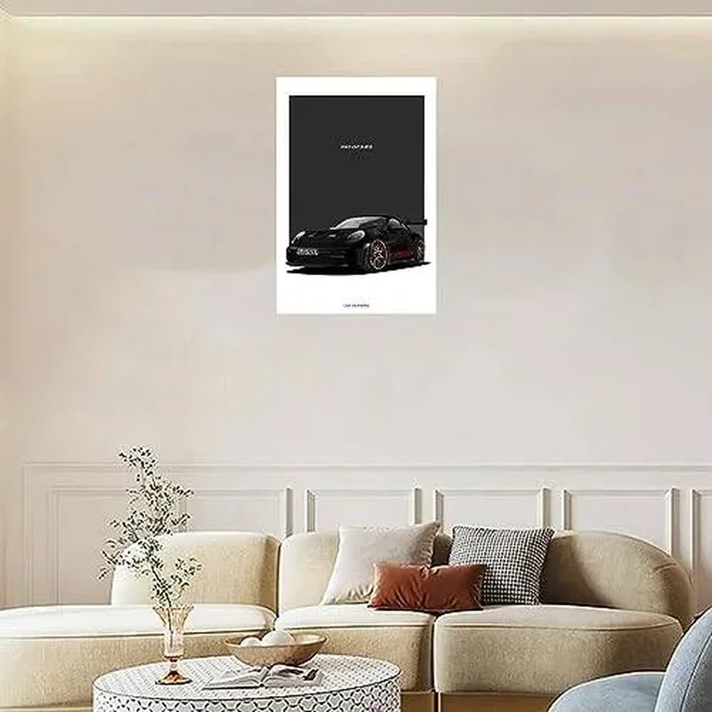 ALAYRA Car Poster 911 GT3RS Posters Racing Car Wall Art Vintage Car Posters For Men Car Art Prints 911 Canvas Framed Unframe-style 16x24inch(40x60cm) 05 - Image 3