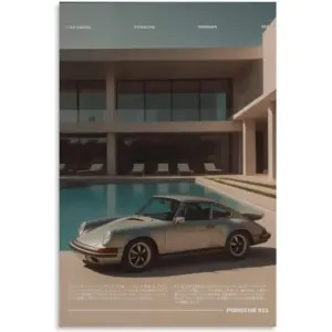 ALAYRA Car Poster 911 GT3RS Posters Vintage Racing Car Wall Art For Boys Bedroom Print Classic Supercar Canvas Decor Unframe-style 20x30inch(50x75cm) 01