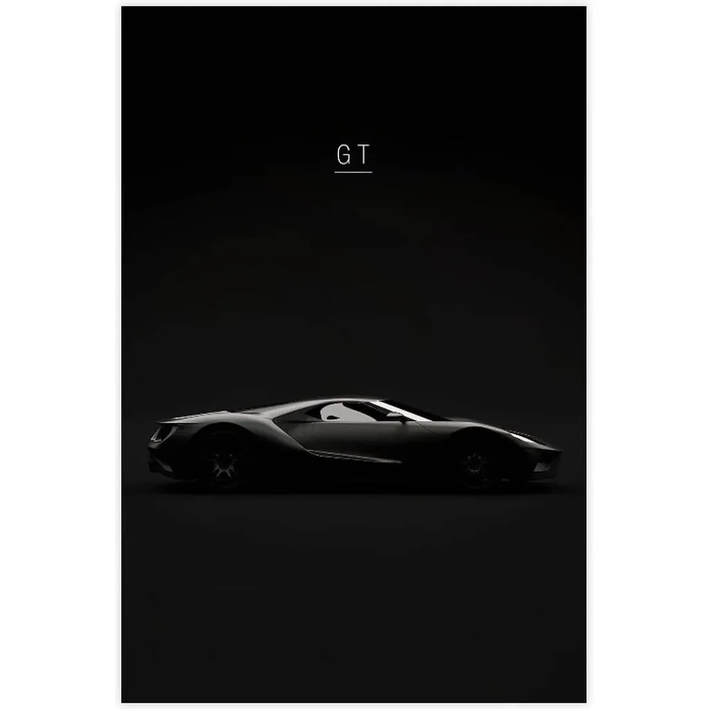 ALAYRA Car Poster Vintage Posters Car Canvas Prints Painting Canvas Wall Print for Living Room Home Decor Boy Gift Unframe-style 16x24inch(40x60cm) 01