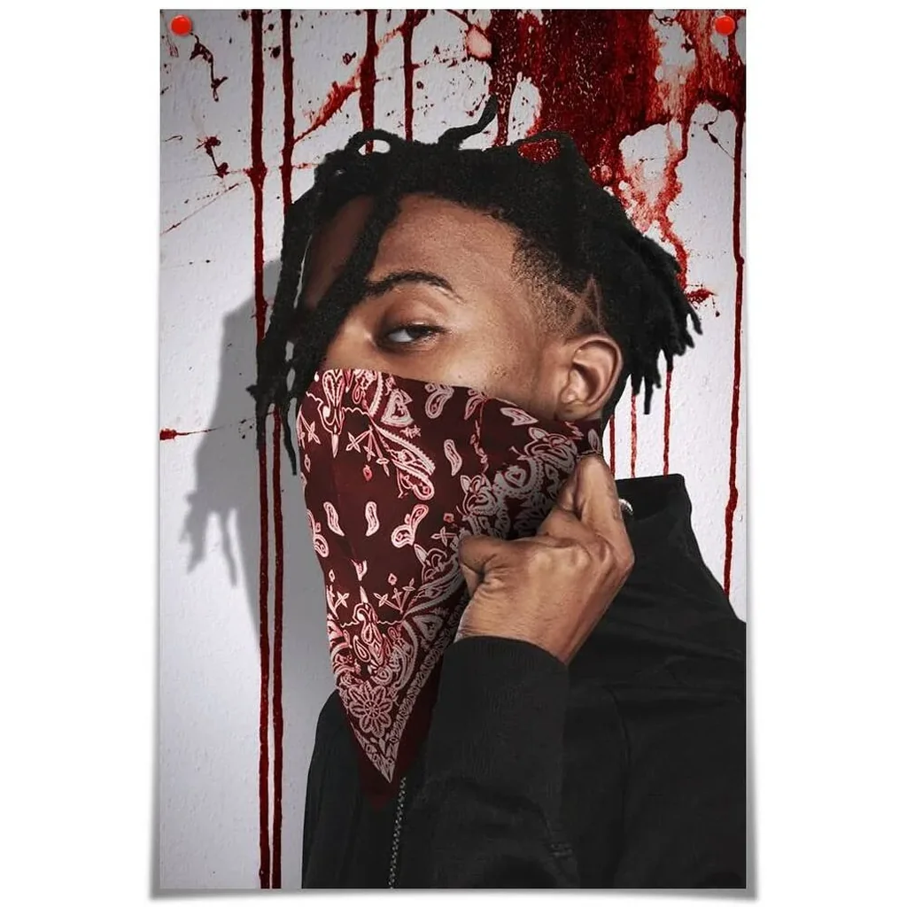 ALAYRA Carti Album Poster, Printed Rap Hip Hop Singer Music Cover Poster, Wall Art for Room Aesthetic, Room Decor Canvas Photo 16x24inch Unframed 01 - Image 4