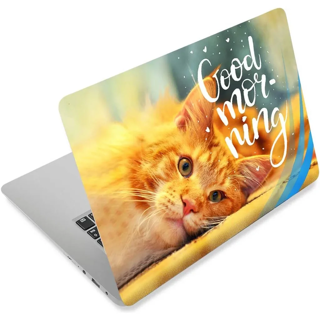ALAYRA Cat 11.6 13 13.3 14 15 15.6 inches Netbook Laptop Skin Sticker chromebook skin Reusable Protector Cover Case for Laptop Notebook FY-NEK-20 01