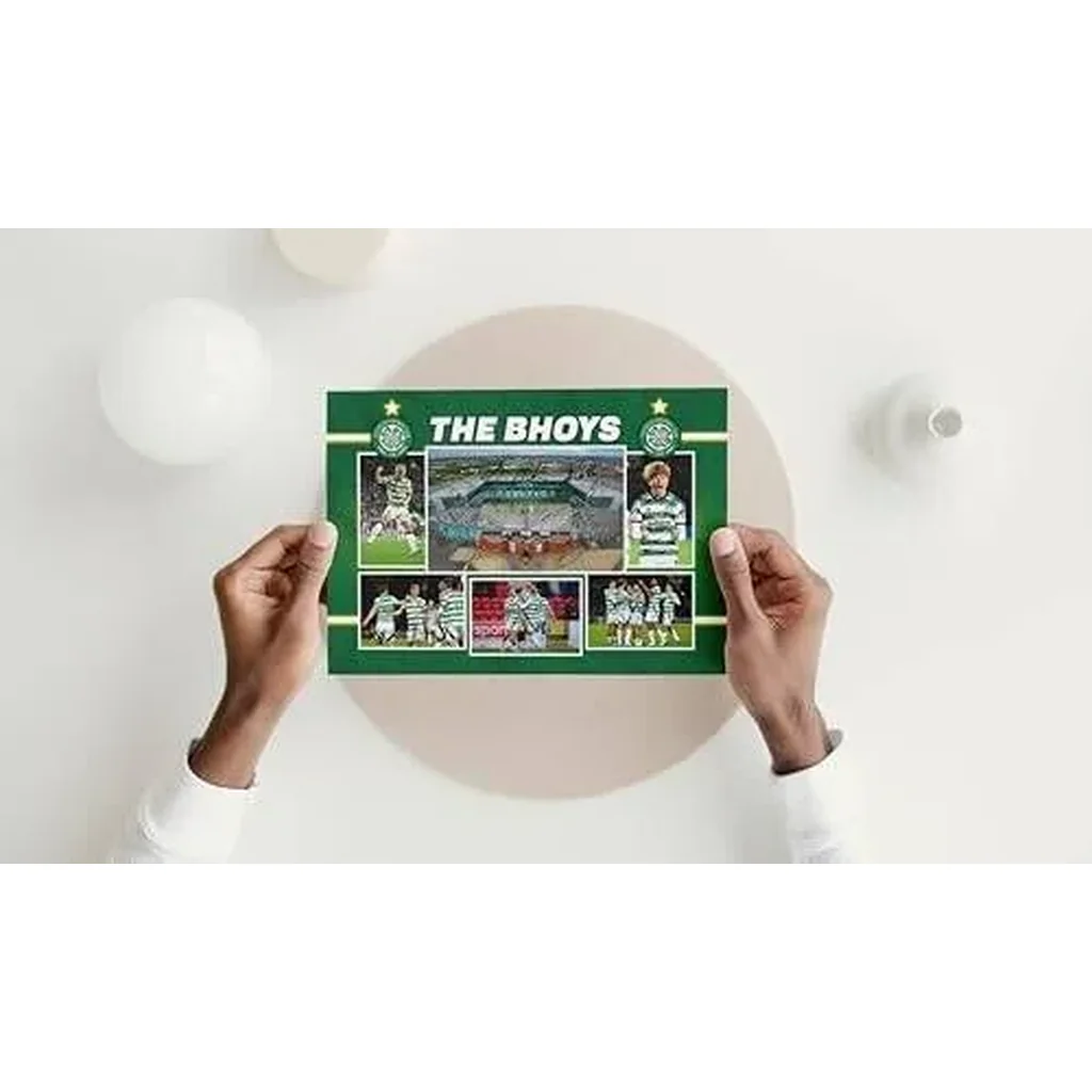ALAYRA Celtic - ' The Bhoys ' 2024/5 Team Football Players Multi Signed A4 Montage Photo Print Which Would Make A Great Gift For Any Fan. 01 - Image 2