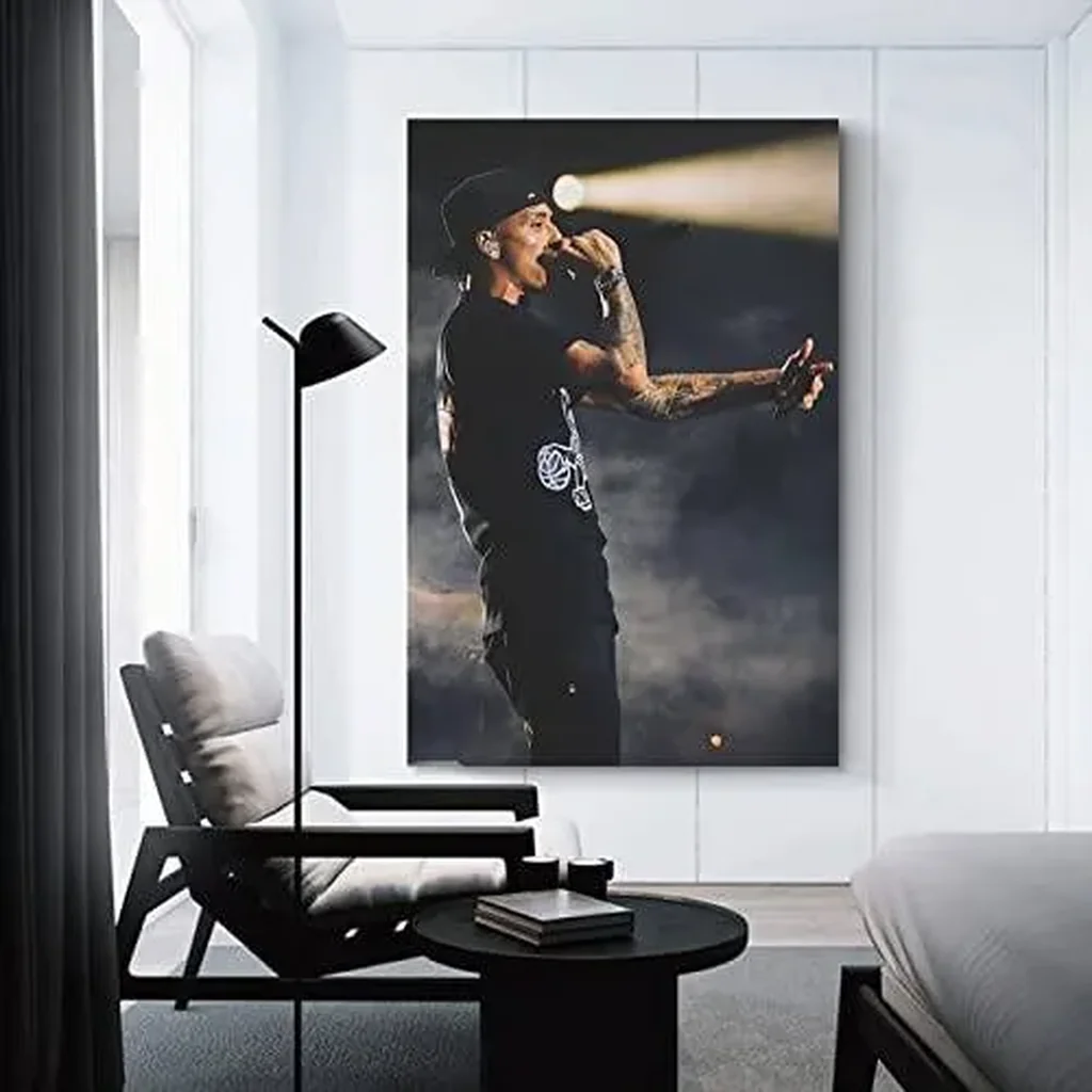 ALAYRA Central Cee 4 Canvas Poster Wall Decorative Art Painting Living Room Bedroom Decoration Gift Unframe-style12x18inch(30x45cm) 01 - Image 2