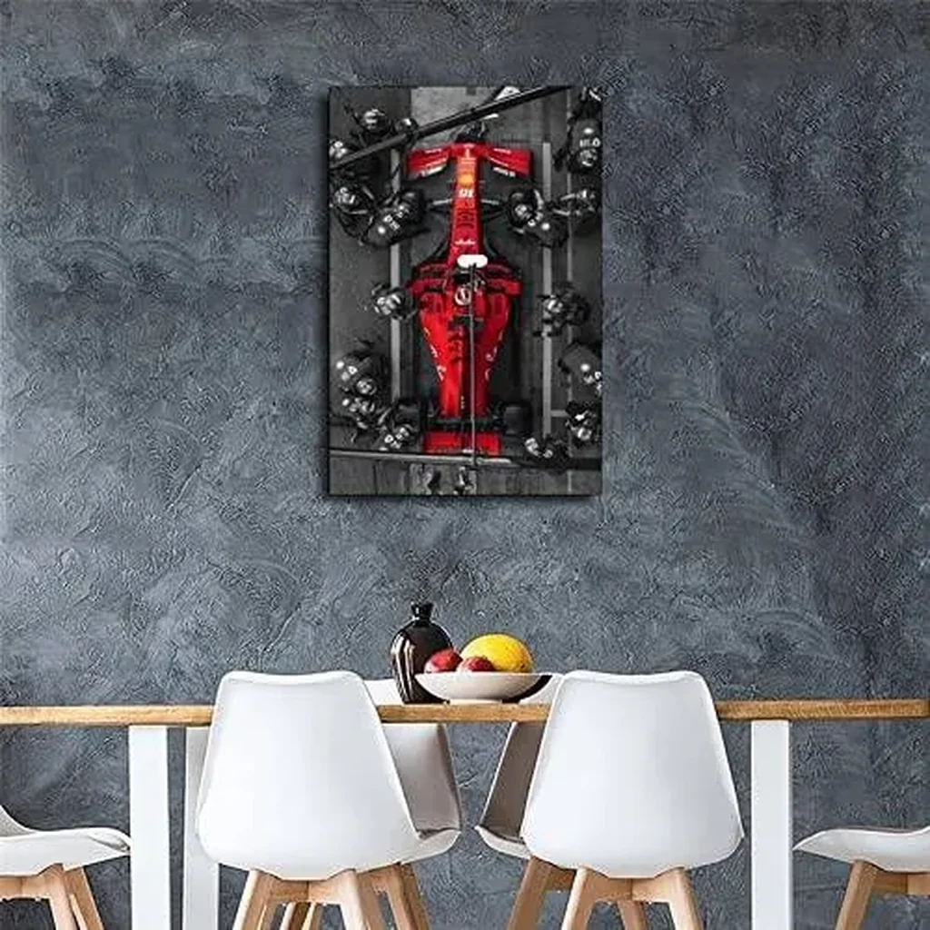 ALAYRA Charles Leclerc F1 Canvas Art Poster and Wall Art Picture Print Modern Family Bedroom Decor Posters 16x24inch(40x60cm) 01 - Image 2
