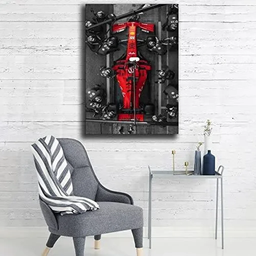 ALAYRA Charles Leclerc F1 Canvas Art Poster and Wall Art Picture Print Modern Family Bedroom Decor Posters 16x24inch(40x60cm) 01 - Image 3