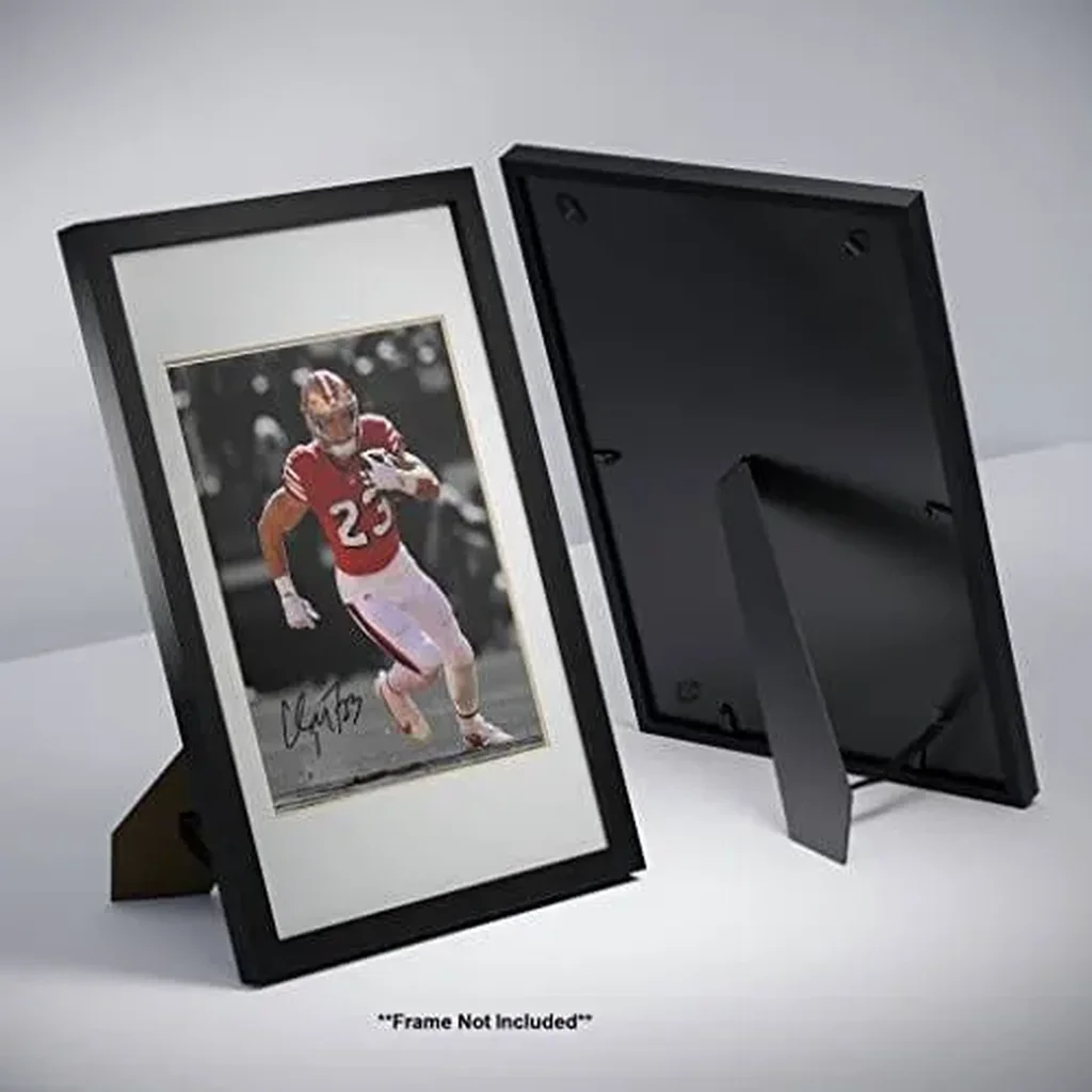 ALAYRA Christian McCaffrey Epic Rush Signed Photo Autograph Print Wall Art Home Decor 01 - Image 2