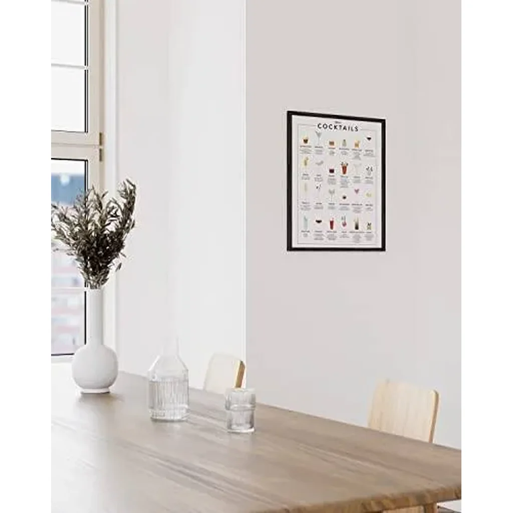 ALAYRA Cocktail Mixology Wall Art Print - Poster, Kitchen, Office, Unframed/Frameable, 12x16 01 - Image 3