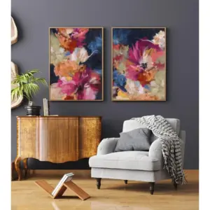 ALAYRA Colorful Flowers Prints - 16x24 (Unframed) 01