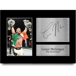ALAYRA Conor McGregor Signed A4 Printed Autograph UFC Print Photo Picture Display 01