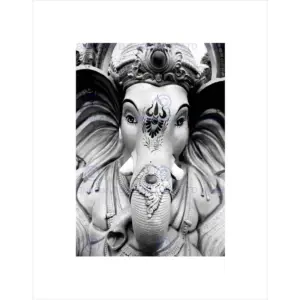 ALAYRA Cultural Icon Hindu God Ganesh Elephant Wall Art Print 01