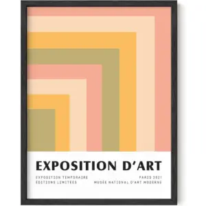 ALAYRA Danish Pastel Posters, Trendy Posters, Danish Posters, Danish Pastel Wall Decor, Aesthetic Posters Art, Abstract Art Exhibition Poster, Cute Poster (12x16 Unframed) 01