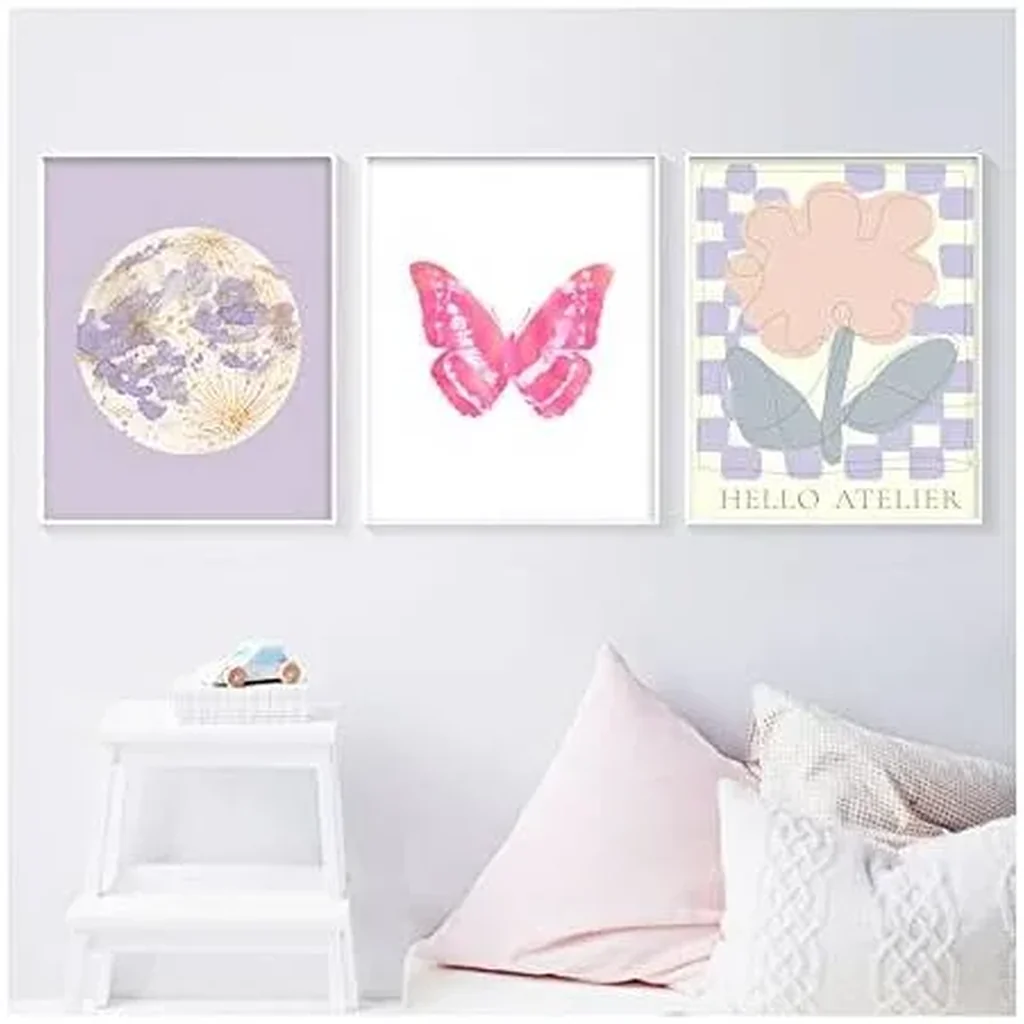 ALAYRA Danish Pastel Room Decor Aesthetic, Pastel Pink Wall Art, Danish Pastel Posters Paintings, Cute Pictures Prints for Bedroom Dorm Decorations, Danish Pastel Wall Collage (8x10 UNFRAMED) 01 - Image 6