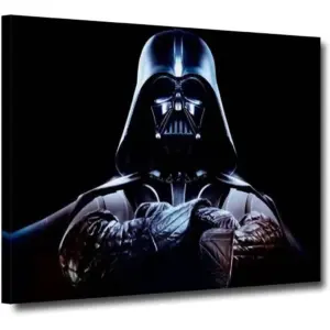 ALAYRA Darth Vader Wall Posters - Movie Wall Art Framed and Stretched HD Painting High Resolution Giclee Artwork Home Decoration for Living Room Bedroom Gallery Wrap Ready to Hang (SW-2, 12 X 18 Inche