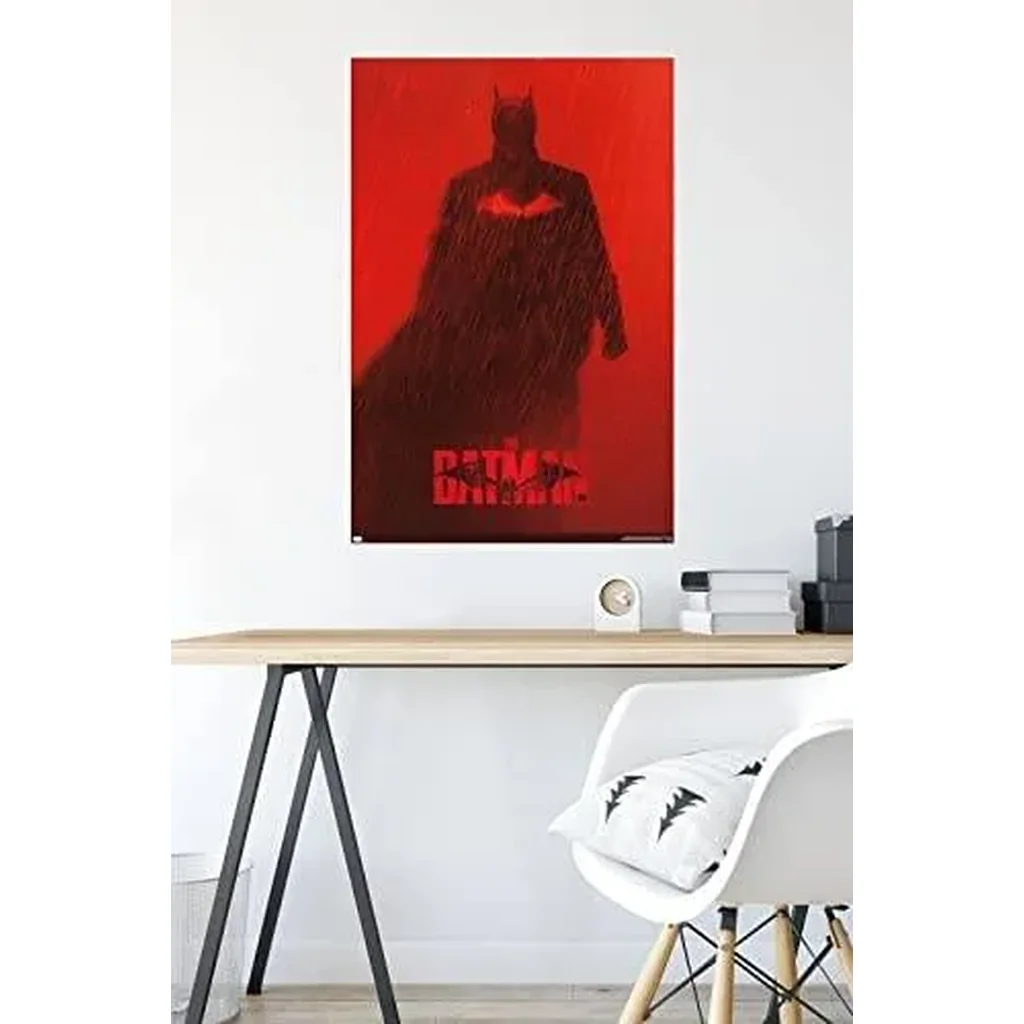 ALAYRA DC Comics Movie The Batman - Batman Teaser One Sheet Wall Poster, 22.375" x 34", Premium Unframed Version 01 - Image 2