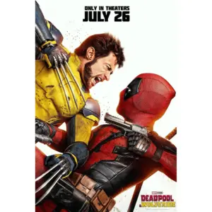 ALAYRA Deadpool & Wolverine 2024 Movie Posters for Boys & Girls Bedroom Decor Wall Art Print Gift Poster 16x24", Unframed 01