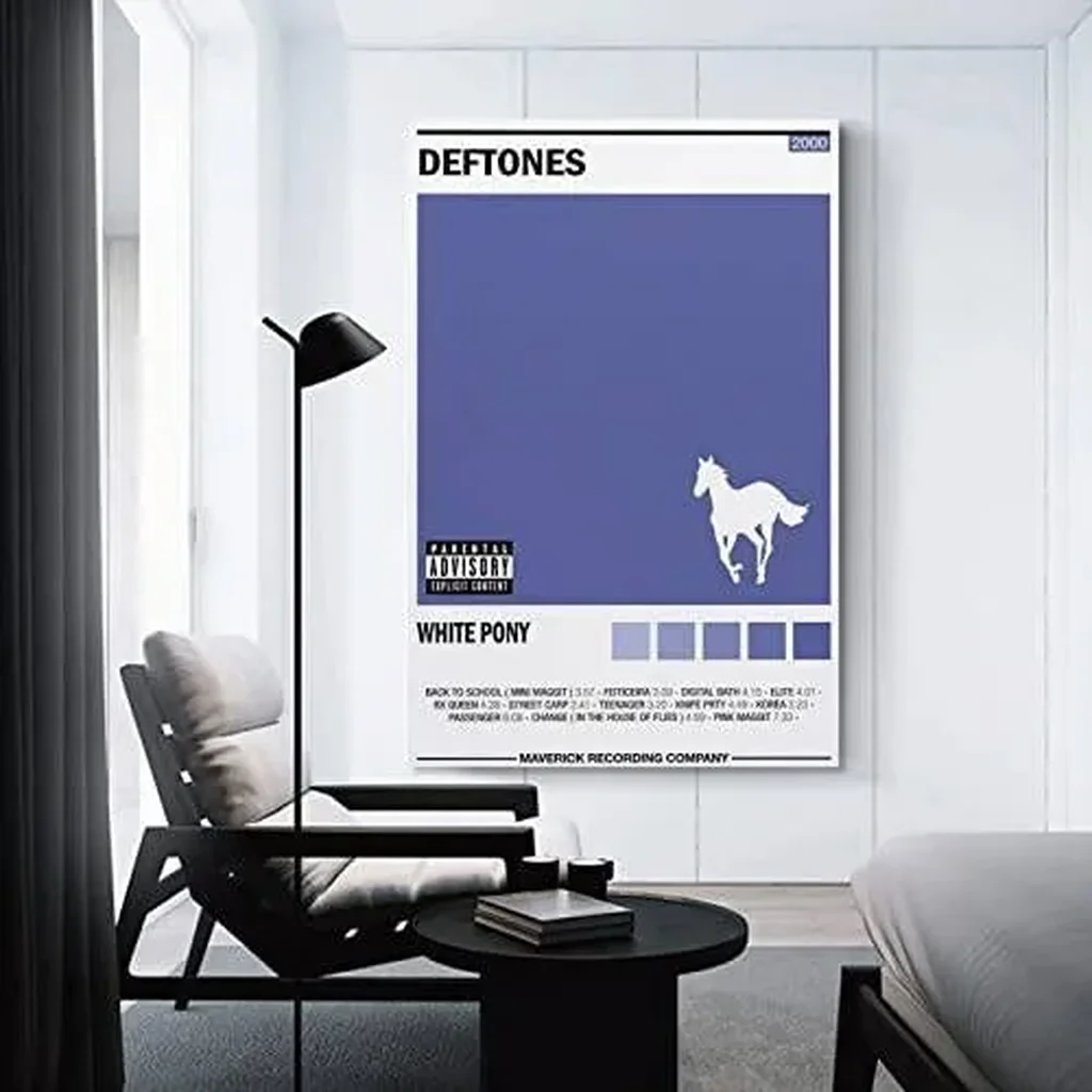 ALAYRA Deftones WHITE PONY Canvas Poster Bedroom Decoration Landscape Office Valentine's Birthday Gift Unframe-style12x18inch(30x45cm) 01 - Image 2