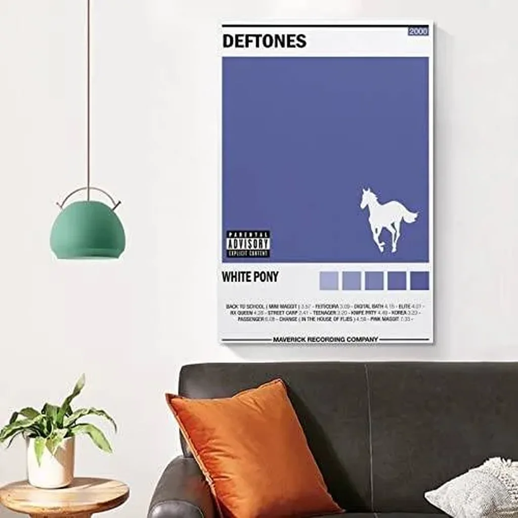 ALAYRA Deftones WHITE PONY Canvas Poster Bedroom Decoration Landscape Office Valentine's Birthday Gift Unframe-style12x18inch(30x45cm) 01 - Image 4