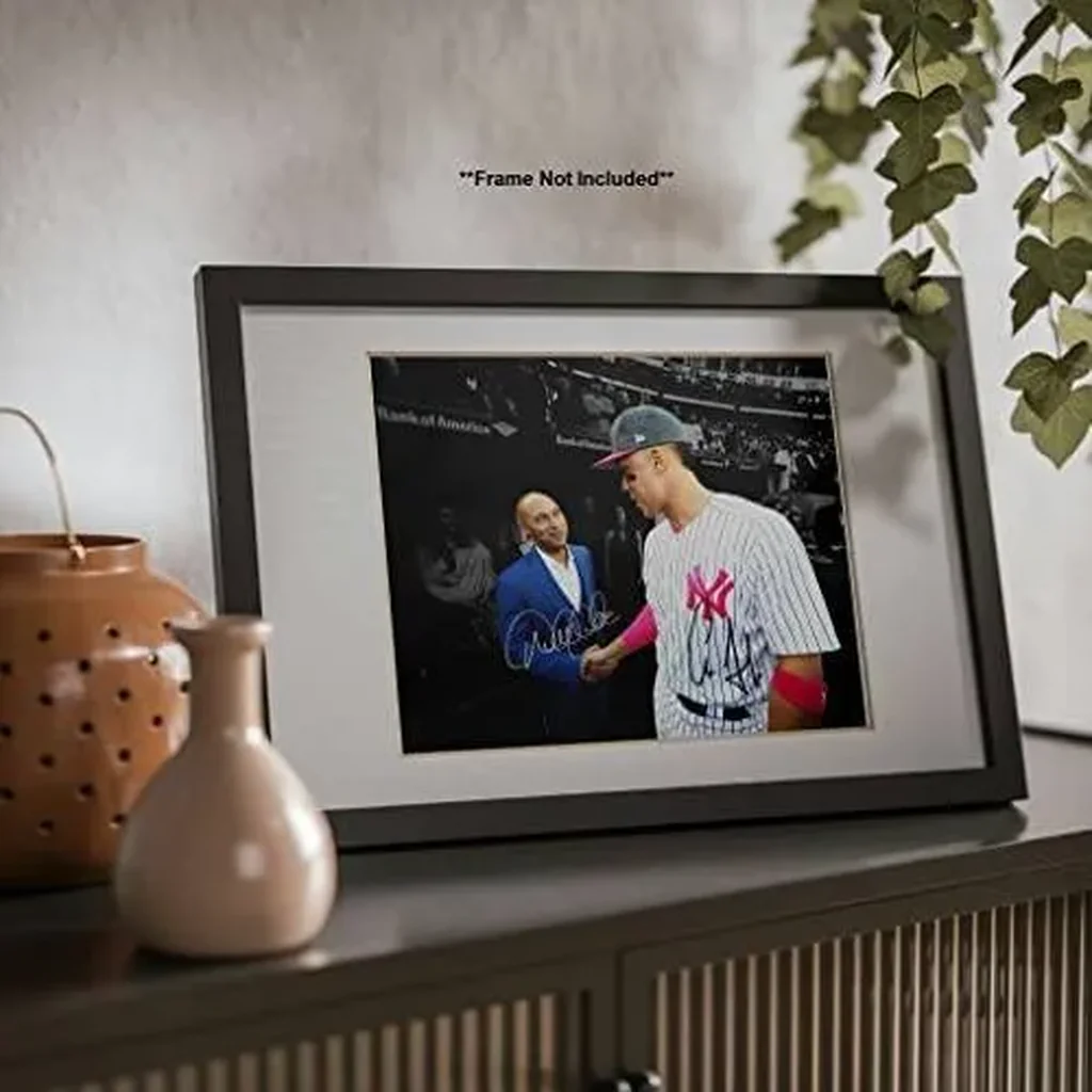 ALAYRA Derek Jeter Aaron Judge Signed Photo Autograph Print Wall Art Home Decor 01 - Image 4