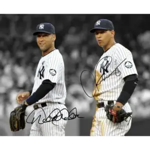ALAYRA Derek Jeter Alex Rodriguez Signed Photo Autograph Print Wall Art Home Decor 01