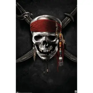ALAYRA Disney Pirates of the Caribbean On Stranger Tides - Teaser One Sheet Wall Poster, 14.725" x 22.375", Premium Unframed Version 01