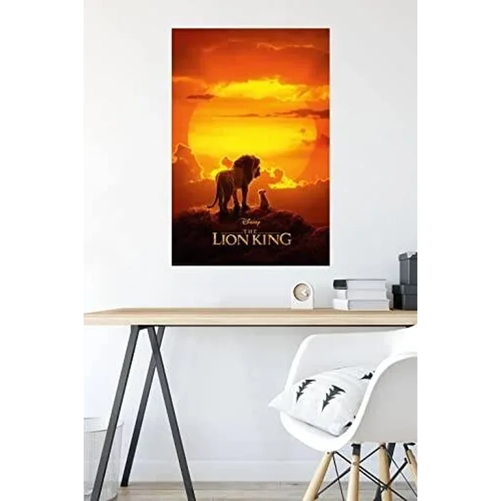 ALAYRA Disney The Lion King - Mufasa And Simba Wall Poster, 22.375" x 34", Unframed Version 01 - Image 3