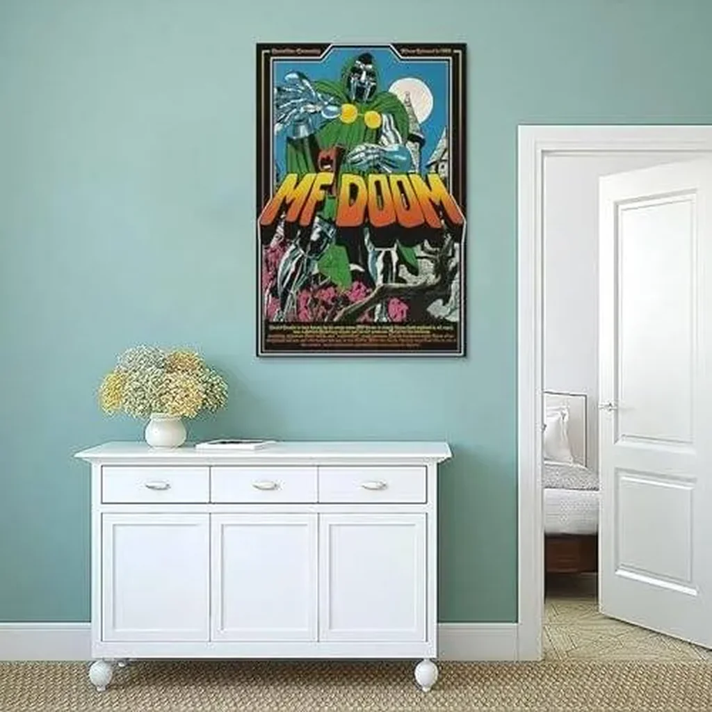 ALAYRA Doom Doomsday Album Hip-hop Comic Music Poster for Room Aesthetic Canvas Wall Art Bedroom, Living Room (Unframe 07, 12x18 inch) 01 - Image 2