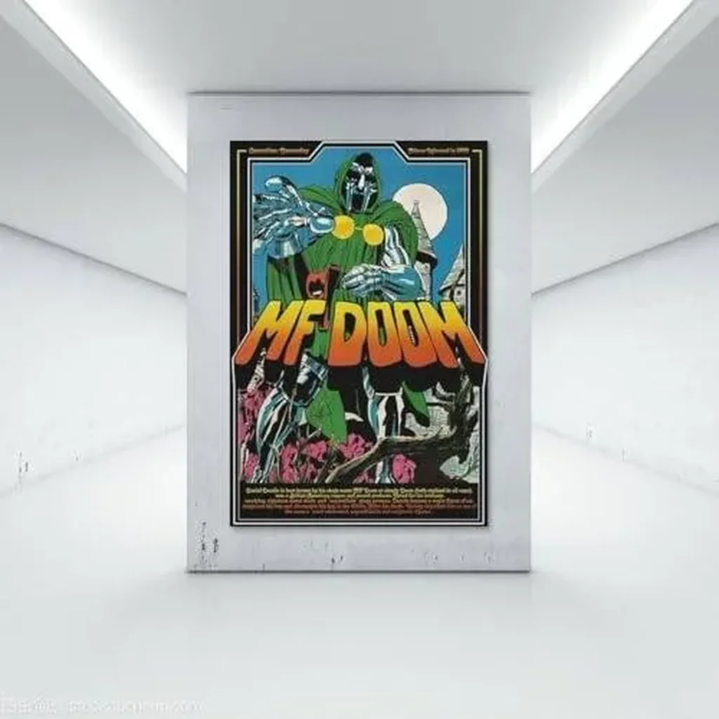 ALAYRA Doom Doomsday Album Hip-hop Comic Music Poster for Room Aesthetic Canvas Wall Art Bedroom, Living Room (Unframe 07, 12x18 inch) 01 - Image 5
