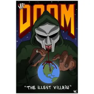 ALAYRA Doom Poster Vintage Classic Art Poster 2 Canvas Poster Bedroom Decor Sports Landscape Office Room Decor Gift Unframe-style 16x24inch(40x60cm) 01