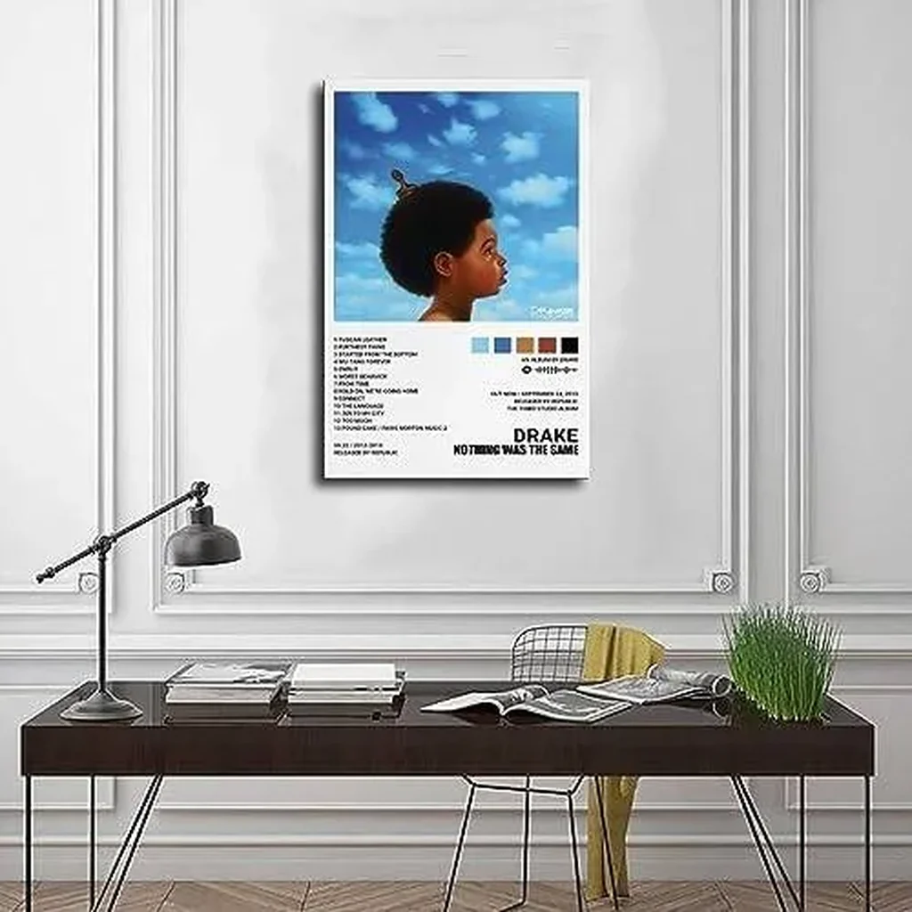 ALAYRA Drake Nothing Was The Same Poster Canvas Poster Wall Art Print Painting Decorations for Home Bedroom Living Room Gifts Unframe12x18inch(30x45cm) 01 - Image 2