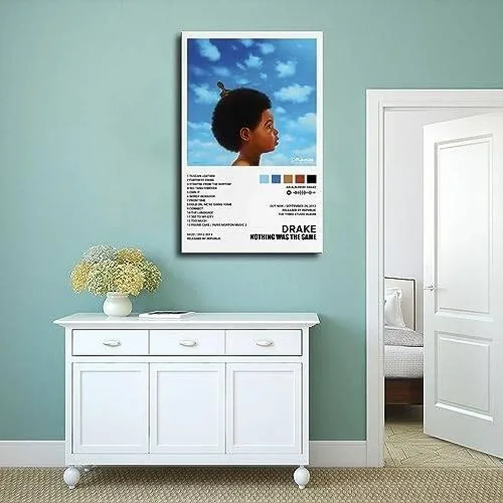 ALAYRA Drake Nothing Was The Same Poster Canvas Poster Wall Art Print Painting Decorations for Home Bedroom Living Room Gifts Unframe12x18inch(30x45cm) 01 - Image 3
