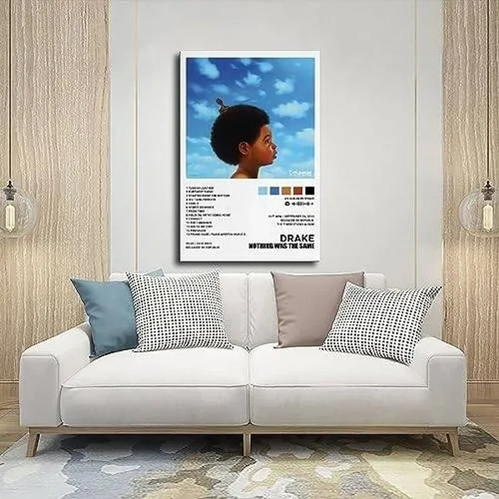 ALAYRA Drake Nothing Was The Same Poster Canvas Poster Wall Art Print Painting Decorations for Home Bedroom Living Room Gifts Unframe12x18inch(30x45cm) 01 - Image 4
