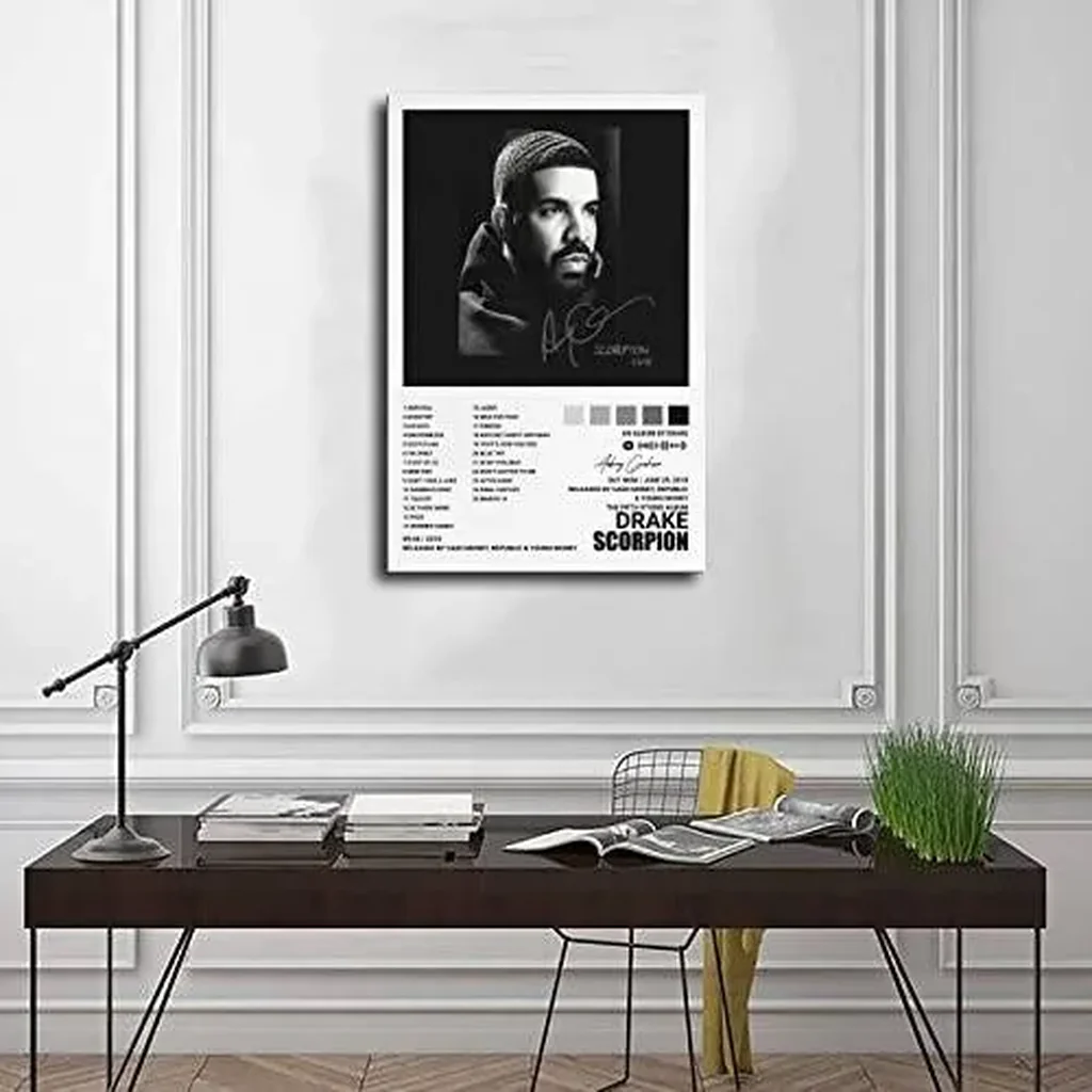 ALAYRA Drake Poster Scorpion Album Cover Posters Wall Art Print Decor Canvas Posters for Room Aesthetic Unframe12x18inch(30x45cm) 01 - Image 2