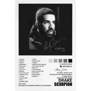 ALAYRA Drake Poster Scorpion Album Cover Posters Wall Art Print Decor Canvas Posters for Room Aesthetic Unframe16x24inch(40x60cm) 01
