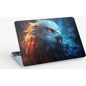 ALAYRA Eagle Art Bird Animal, Laptop Skin Sticker Decal, 13.3 14 15 15.4 15.6 Inch Laptop Universal Vinyl Skin Sticker Cover, Dustproof, Waterproof, Decal Protector With Free 2 Wrist Pads 01