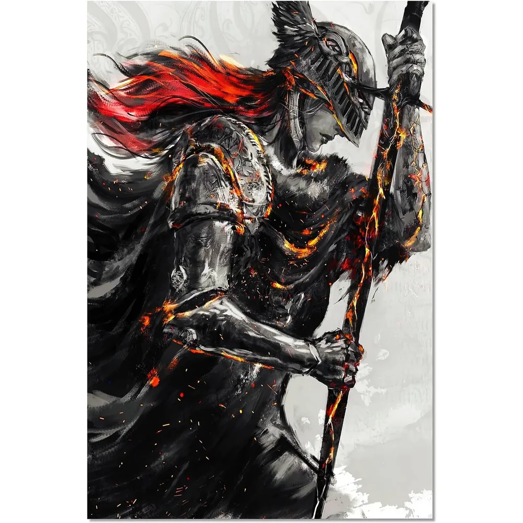 ALAYRA Elden Ring Game Merchandise Gifts Posters Unframed Version Hd Poster For Living Room Bedroom Club Wall Art Decor Unframe 12x18inch(30x45cm) 01