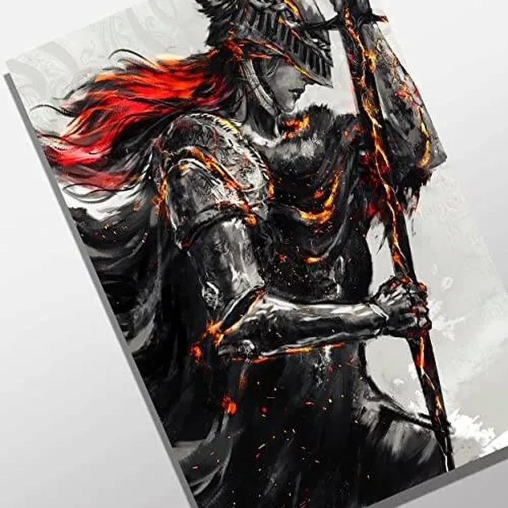 ALAYRA Elden Ring Gaming Poster Malenia Canvas Print Collection Gift for Game Fans 12x18 Inch Unframed 01 - Image 2