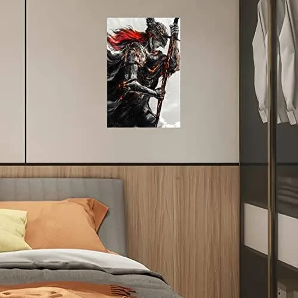 ALAYRA Elden Ring Gaming Poster Malenia Canvas Print Collection Gift for Game Fans 12x18 Inch Unframed 01 - Image 3