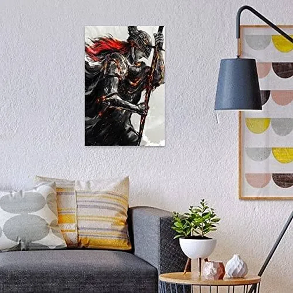 ALAYRA Elden Ring Gaming Poster Malenia Canvas Print Collection Gift for Game Fans 12x18 Inch Unframed 01 - Image 5