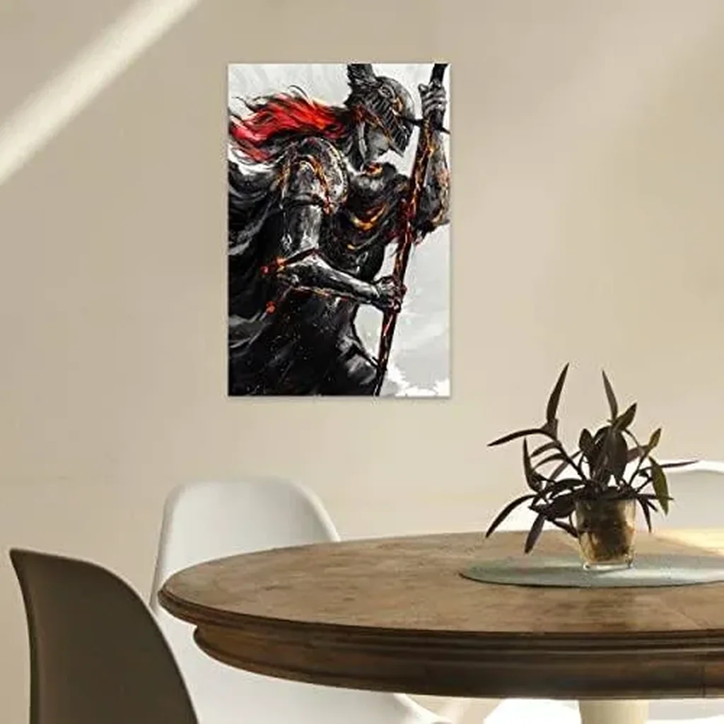 ALAYRA Elden Ring Gaming Poster Malenia Canvas Print Collection Gift for Game Fans 12x18 Inch Unframed 01 - Image 6
