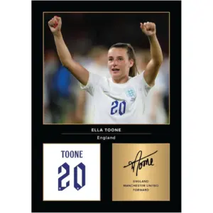 ALAYRA Ella Toone Lionesses Signed A4 Printed Photo Picture Display Gift For England Fans Digitally Reproduced Signature Unframed 01